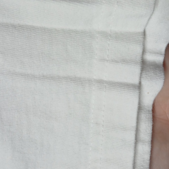 Set of 2 Cheetah White Cotton Tank Tops, Size M - Picture 6 of 9